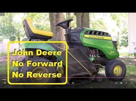These problems include belt slipping, mower blades that do not cut, and patches of uneven or uncut grass. . John deere 5085e won t move forward or reverse